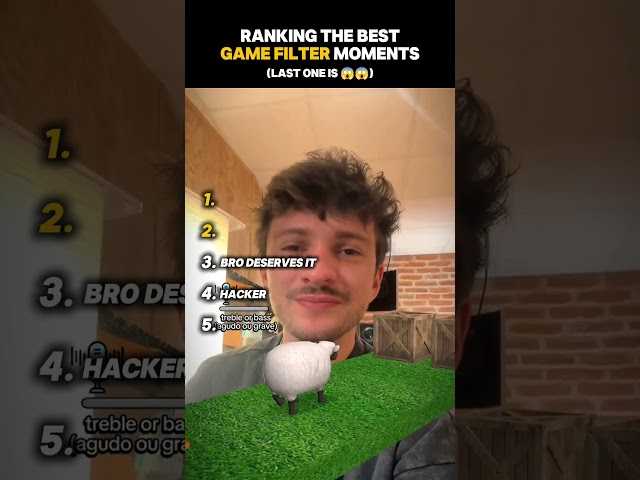Ranking The Best Game Filter Moments #shorts #tiktok #funnyshorts