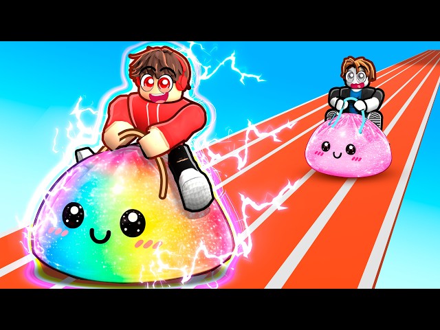 NOOB to PRO in Dumpling Squishy Race! (Roblox)