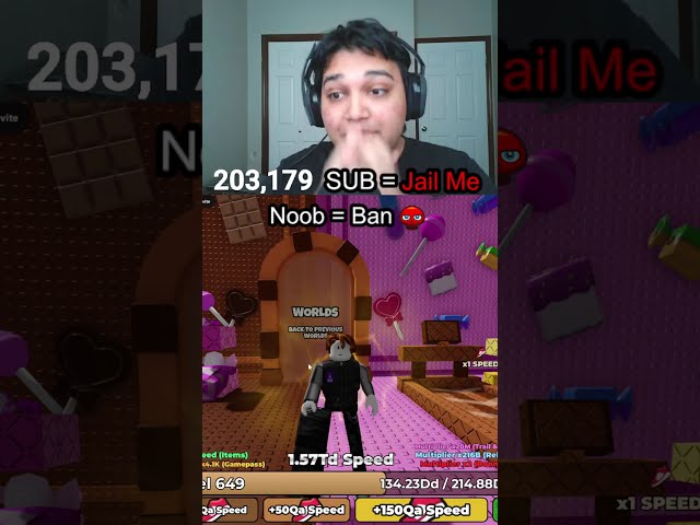 🔴 Roblox +1 Speed Keyboard Escape LIVE! 🔥Join Up!