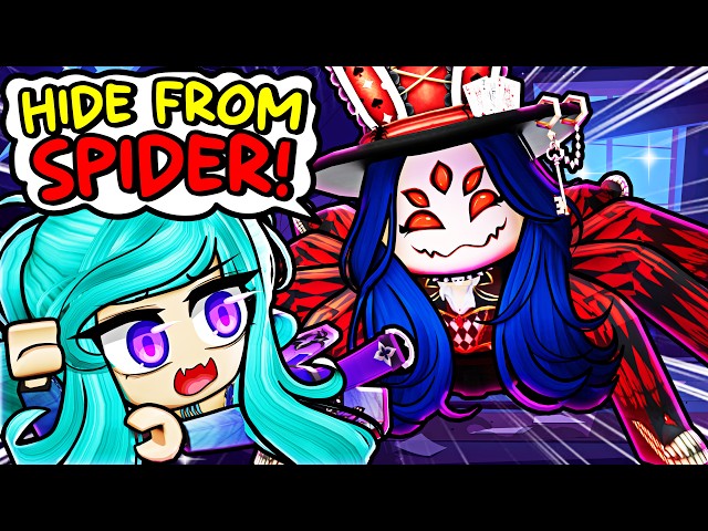 HIDE FROM SPIDER IN ROBLOX!