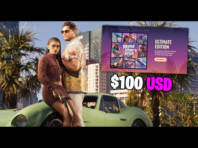OFFICIAL: GTA 6 Pre-Orders Go Live at Midnight! $100 Ultimate Edition, New Screenshots & more