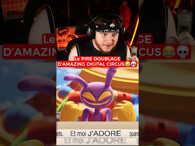 Le PIRE DOUBLAGE JAX dans Amazing Digital Circus ? 😂🥀 #shorts