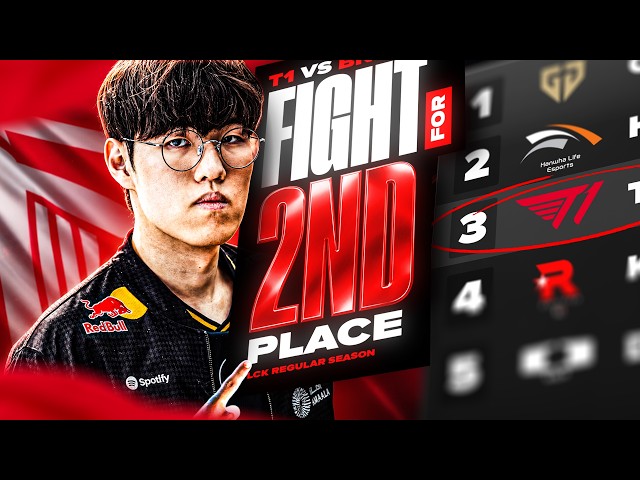 THE FIGHT FOR SECOND PLACE - T1 VS BFX - LCK SPRING 2026