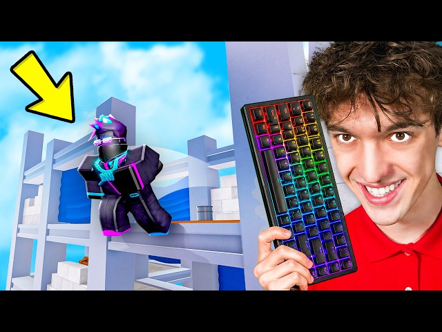 I Pranked MiniBloxia with a WIRELESS KEYBOARD in Roblox Rivals!