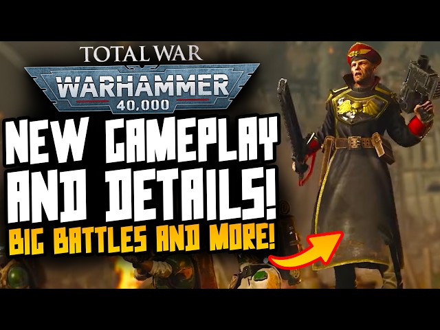 NEW TOTAL WAR 40K GAMEPLAY TRAILER! Reaction & Breakdown!