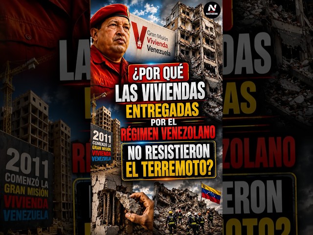 ¿Por qué las viviendas entregadas por el régimen venezolano no resistieron el terremoto?