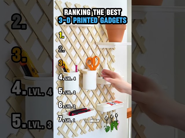 RANKING THE BEST 3-D GADGETS  (🎬Video Cred- @ForgeCoreCo )