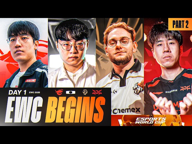 DK VS AL & LYON VS JDG - EWC GROUP STAGE CONTINUES