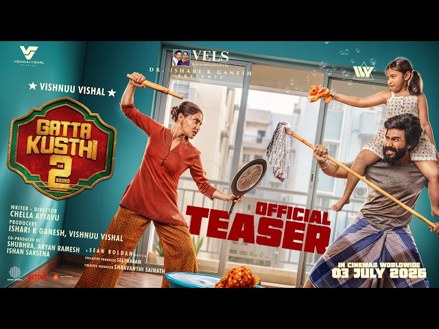 Gatta Kusthi 2 - Teaser | Vishnu Vishal, Aishwarya Lekshmi | Chella Ayyavu | Sean Roldan | Vels
