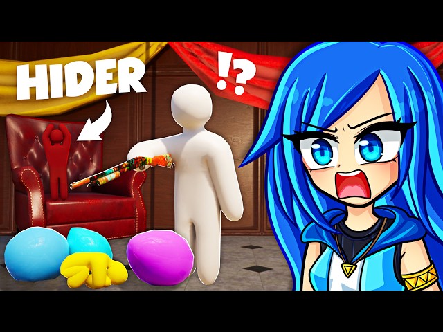We PAINT Ourselves to HIDE in Meccha Chameleon!