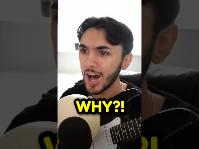She put a balloon in a guitar... #shorts #shortsfeed #youtubeshorts #cringe #lifehack #comedy #funny