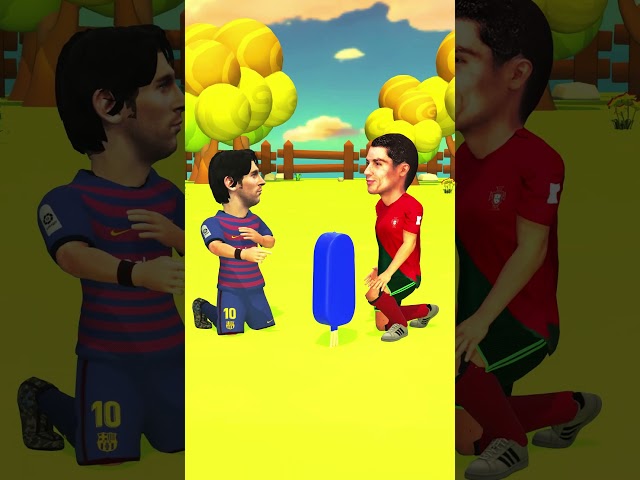 Messi And Ronaldo Scaryteacher 3D funny moments🤣 #mrshihab #scaryteacher3d #shorts #roblox