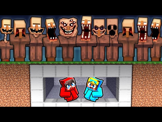 DOOMSDAY BUNKER vs SCARY VILLAGE..