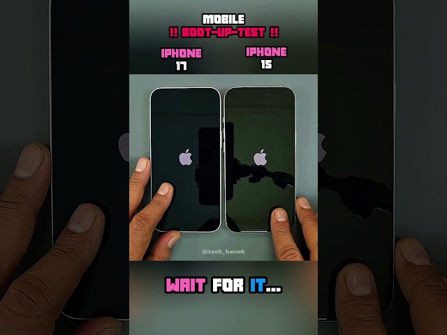 🌀⚡ iPhone 15 vs iPhone 17e – MEGA BOOT-UP SHOWDOWN 🔥📱
