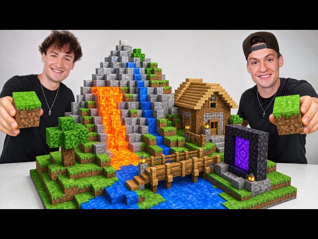 I Built Minecraft In Real Life!