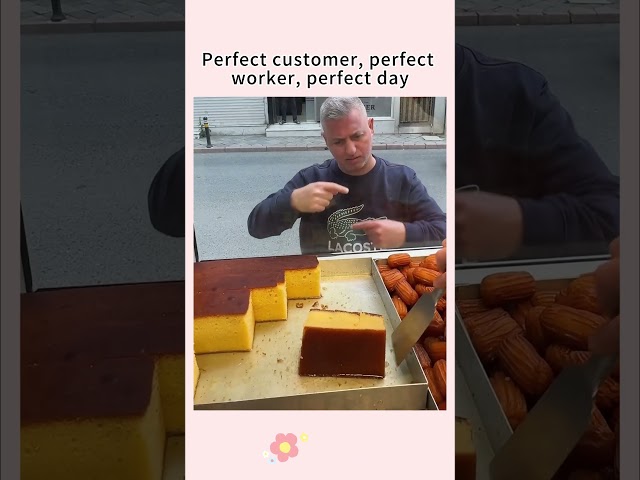 Perfect customer, perfect worker, perfect day
