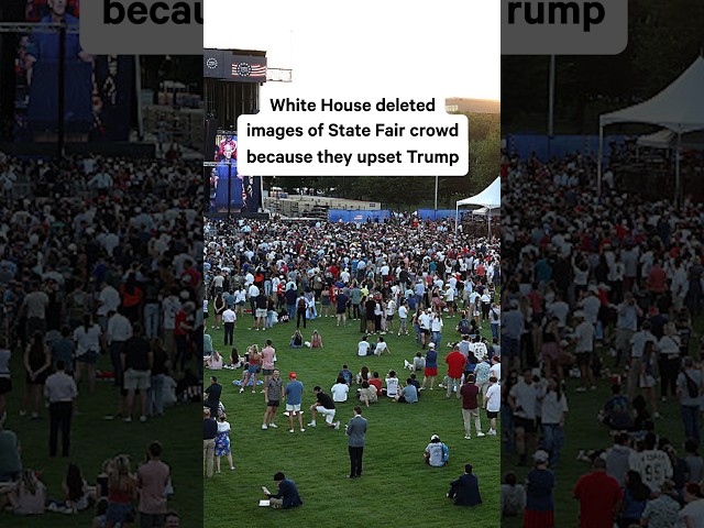 Trump Fair Crowd Photos Deleted