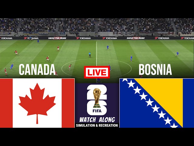 Canada vs Bosnia & Herzegovina | World Cup 2026 | Video Game - Simulation