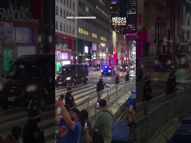 TRUMP BOOED AND HECKLED OUT OF NYC AFTER NBC FINALS GAME 3