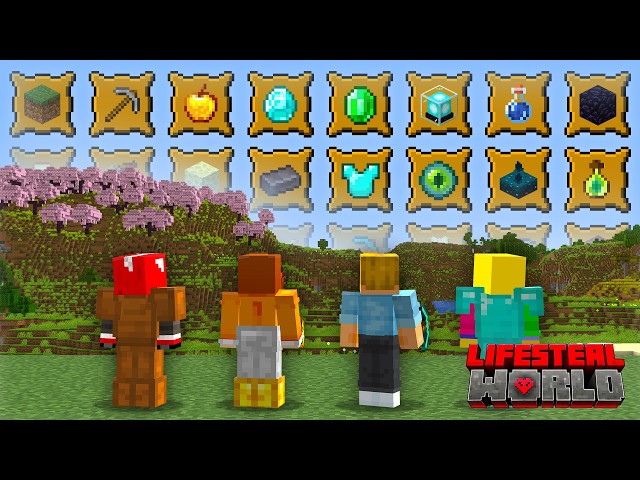 The MEGA Advancement RACE On Lifesteal World SMP..