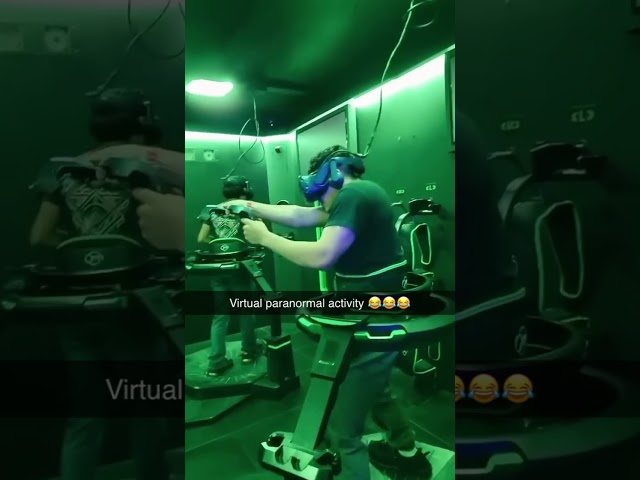 VR gaming looks like a great time 😂| #shorts