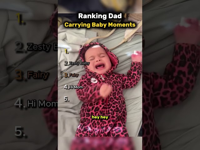 Ranking Funny Dad Carrying Baby Moments🍼🧍‍♂️