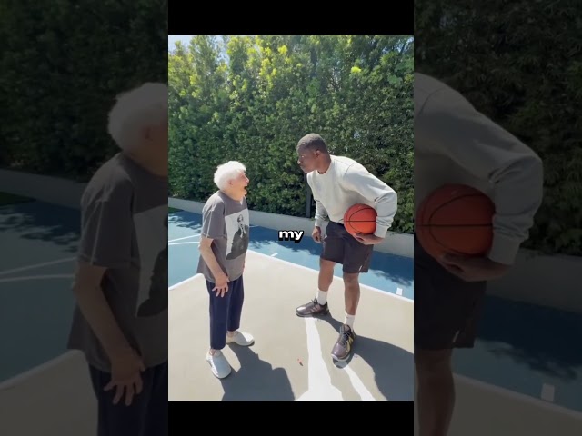 Grandma trying to play basketball.😤 #basketball #grandma #basketballedits #shorts #viralvideo