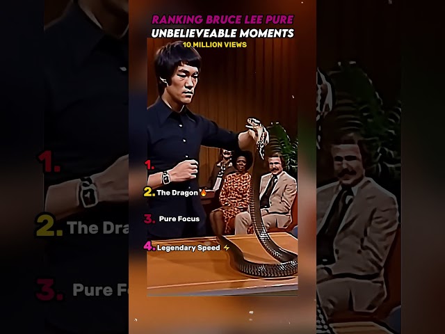 Bruce Lee’s Most Unbelievable Moments 😱 | Legendary Power & Fight Scenes #brucelee #kungfu