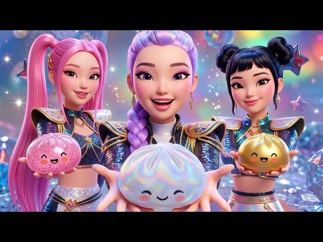 Squishy Dumpling Demon Hunters | Animated Music Video DJ BEE BOP