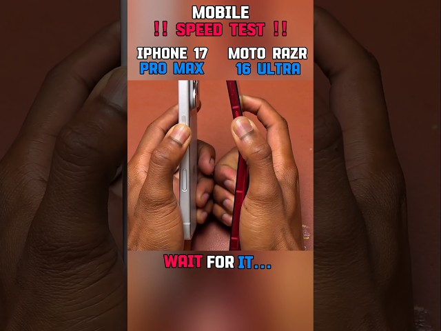☠️⚡IPHONE 17 PRO MAXVS MOTO RAZR 60 ULTRA-SPEED TEST!!🚀
