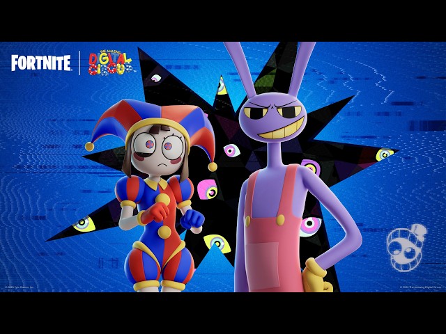 Pomni and Jax from The Amazing Digital Circus are coming to Fortnite!