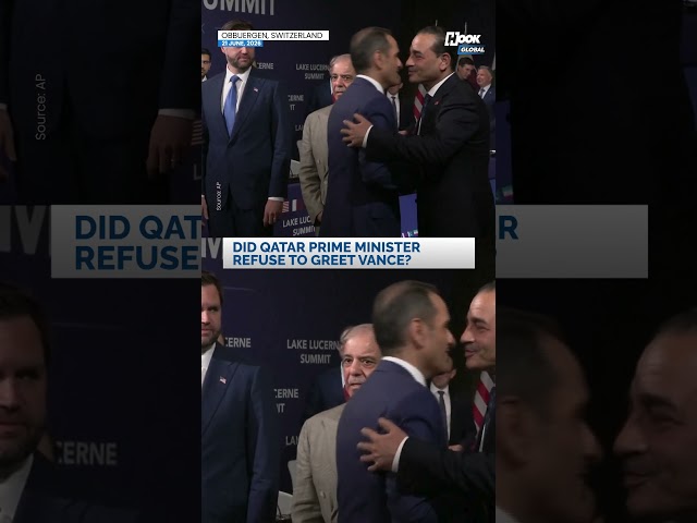 VANCE HUMILIATED! Qatar PM forgets to greet US Vice President!
