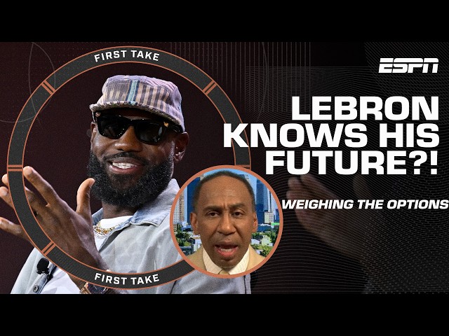 LeBron knows EXACTLY where he's going 😮 Stephen A. weighs the destination options | First Take