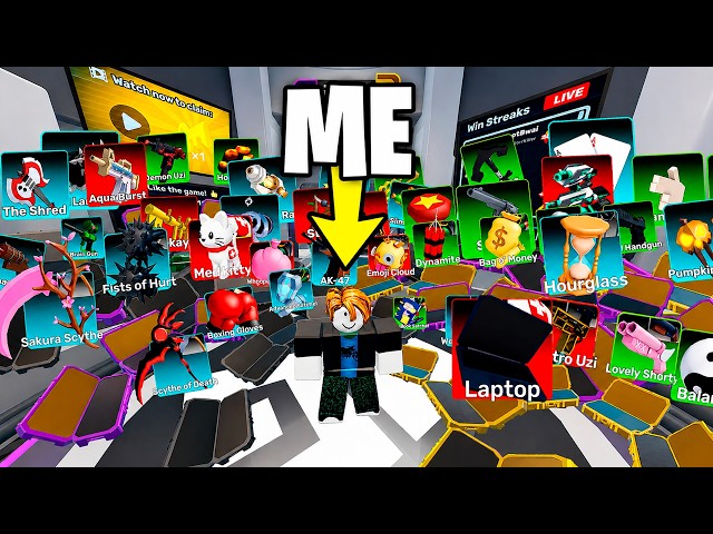 UNBOXING EVERY SKIN as a NOOB in Roblox Rivals!