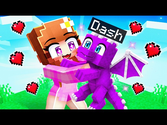 I Pretended to be a BABY DRAGON in ONE CHUNK in Minecraft!