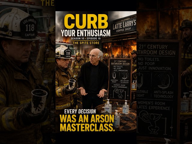 His Bathroom Design Ended Up Burning Down His Own Store丨Curb Your Enthusiasm S10E10 #shorts #movie