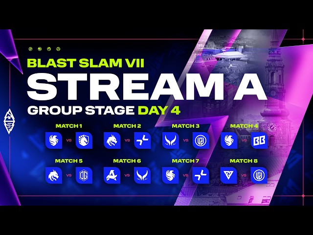 [A] BLAST SLAM VII: Copenhagen, Group Stage, Day 4 - Dota 2 LIVE