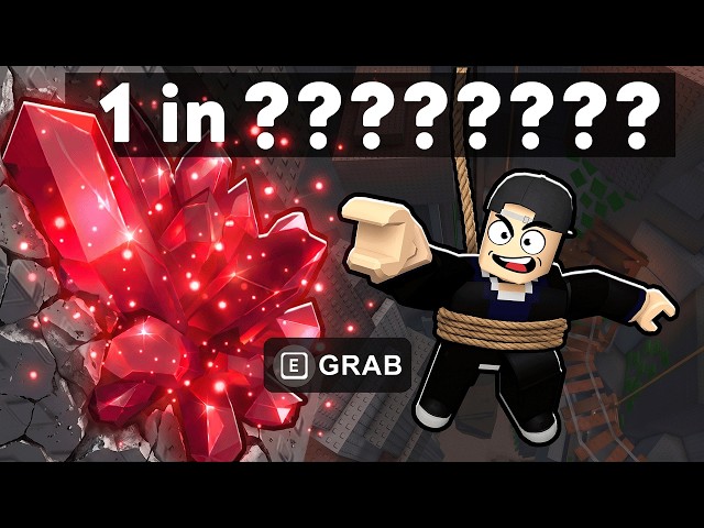 Grabbing a 1 in 7,594,737 Ore in Roblox Grab Ores