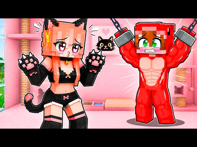 Una CHICA GATO me SECUESTRÓ en Minecraft!