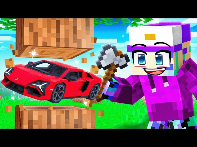 Minecraft, But All Drops Are Cars!