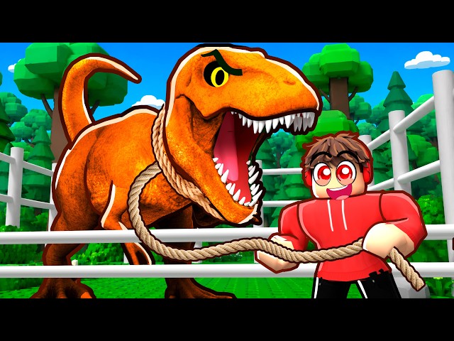 I Opened a DINOSAUR ZOO in Roblox..