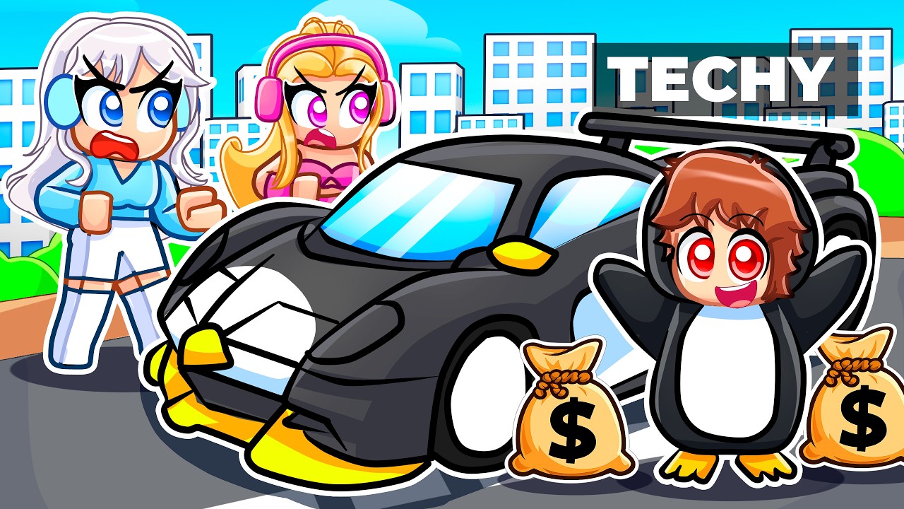 I Spent $956,765 On The NEW GUGUGAGA PENGUIN CAR In Driving Empire...