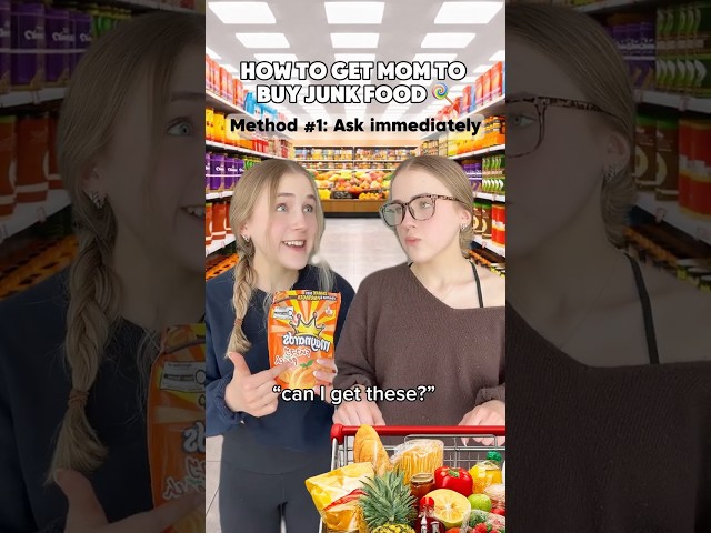 How to convince mom to buy junk food #skit #relatable #comedy #funny