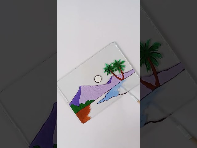 Sunset glass panting #shorts #trending