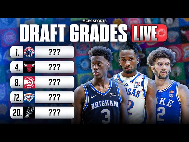 2026 NBA Draft LIVE coverage & analysis: Insiders grade EVERY pick ✅ Talk trades, buzz & rumors!