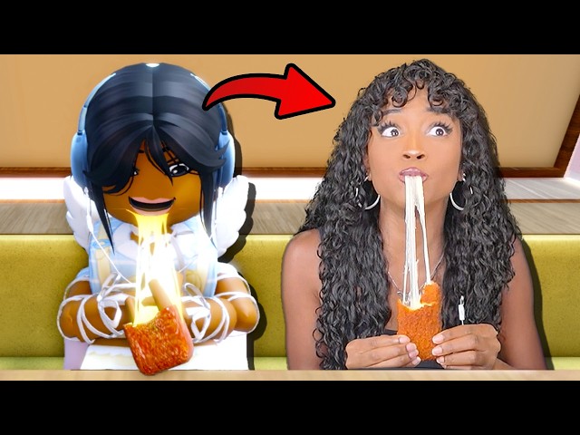 Roblox Mukbang Game but IN REAL LIFE