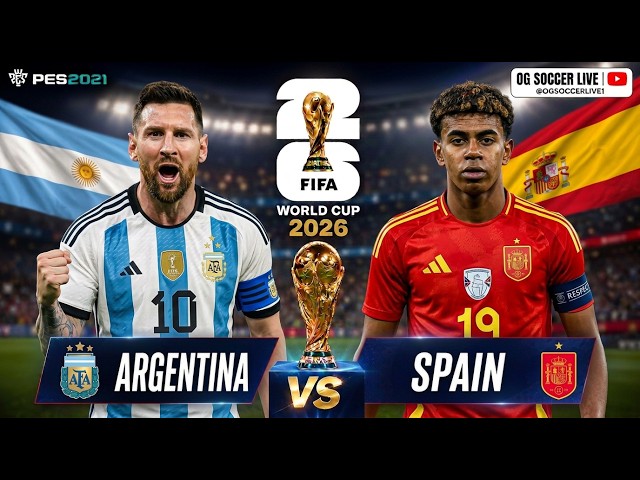 eFootball PES 21 Gameplay | World Cup 2026 Live Simulation