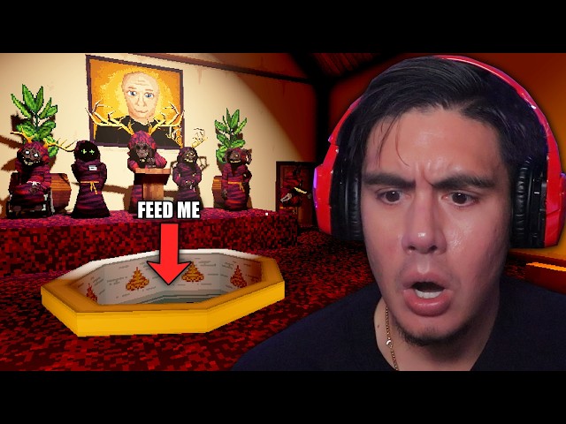 I NEED TO FEED THE PIT "BAD" PEOPLE TO KEEP MY CHURCH HAPPY | Feed The Pit (awesome horror game)