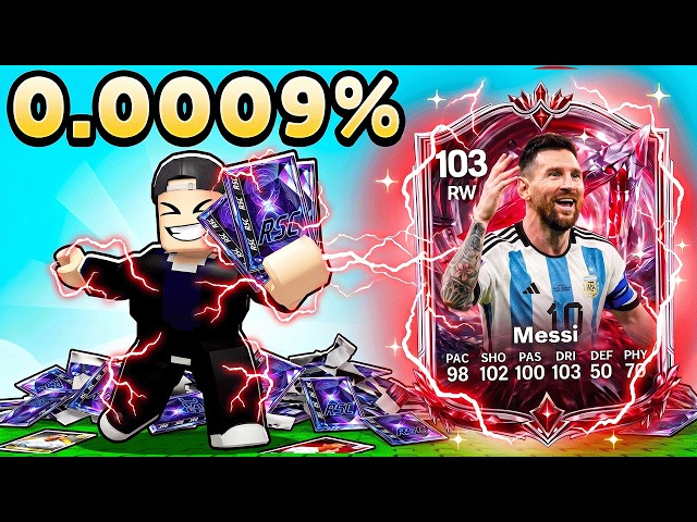 I Got MESSI in Roblox Spin a Soccer Card
