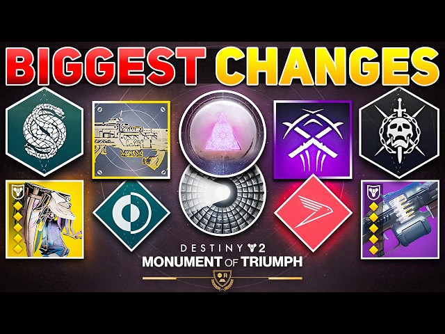 The 15 BIGGEST Changes Coming TOMORROW | Destiny 2 Monument of Triumph